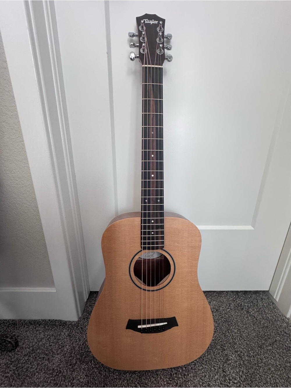Taylor Baby BT1 Acoustic Guitar - Natural Wood and Dark Fretboard